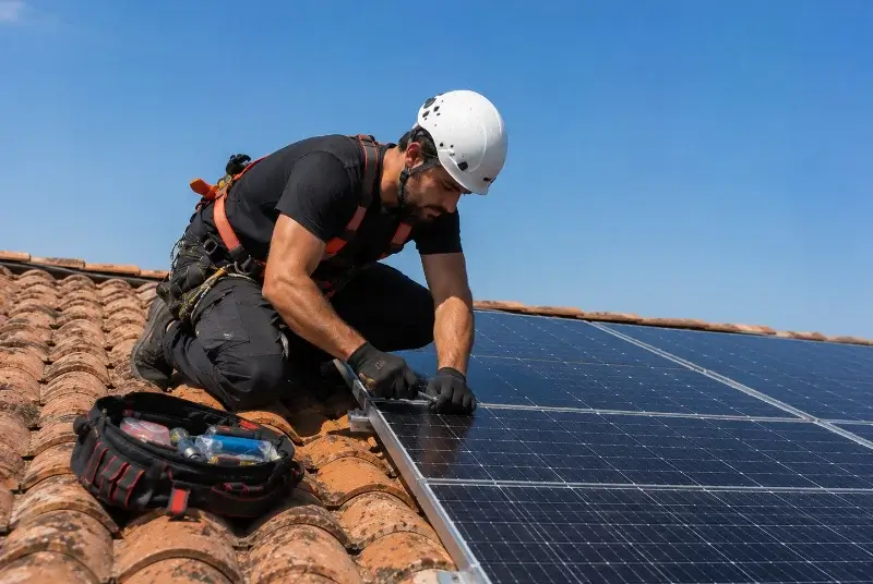 Maintenance et monitoring de panneaux solaires à Alix