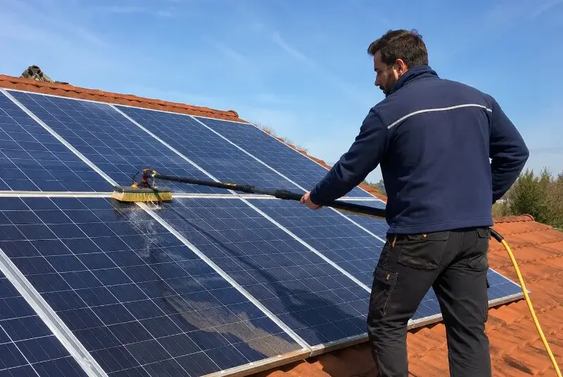 Nettoyage et entretien de panneaux solaires à Alix